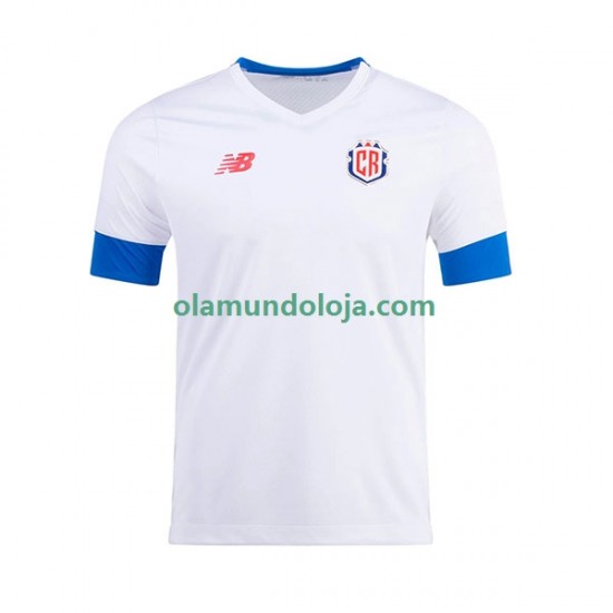 Camisola Costa Rica Homem Equipamento Segundo Copa do Mundo 2022 Manga Curta